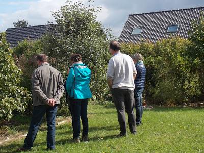 Visite de mon jardin organisée par la FREDON Nord-Pas-de-Calais lors de la formation des vendeurs en jardinerie