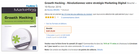 Ca y est ! Mon livre “Le Growth Hacking” est enfin disponible ! – Les coulisses de la publication d’un livre ! Ca y est ! Mon livre “Le Growth Hacking” est enfin disponible ! – Les coulisses de la publication d’un livre !