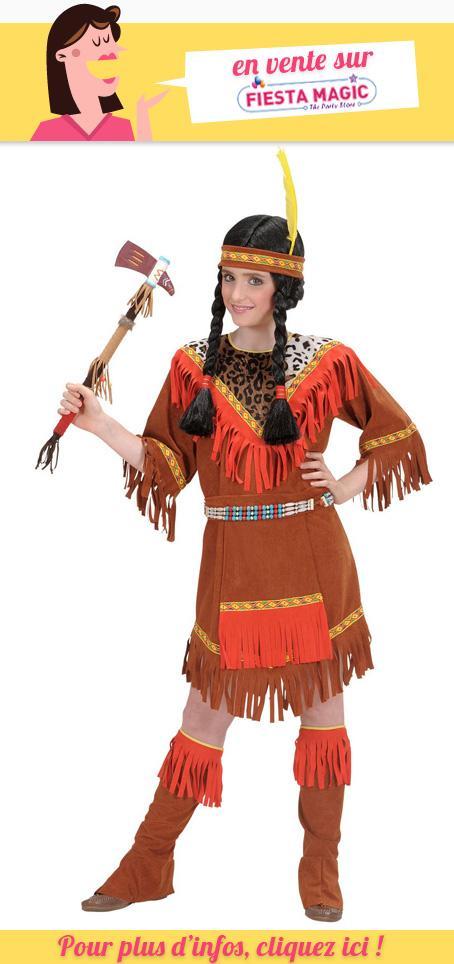 Déguisement indienne fille