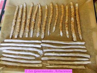 Gressins au sésame (Vegan)