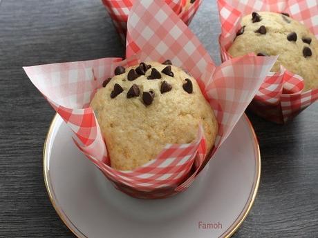 Muffin pépites de chocolat