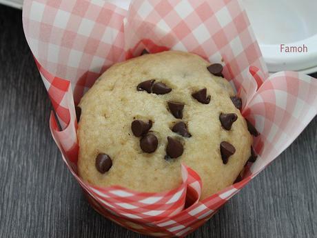 Muffin pépites de chocolat