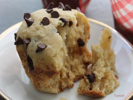 Muffin pépites de chocolat