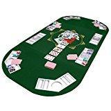 Table de poker pliable Coussin Coussin de table de poker table de poker Casino Poker Coussin 160 x 80 cm