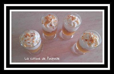 Verrines de poire croquantes au thermomix ou sans Verrines de poire croquantes au thermomix ou sans