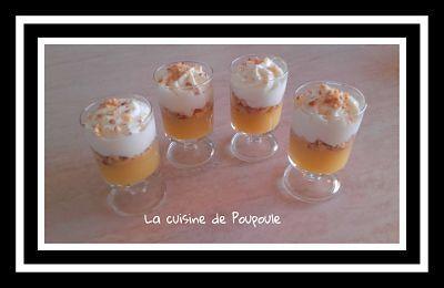 Verrines de poire croquantes au thermomix ou sans Verrines de poire croquantes au thermomix ou sans