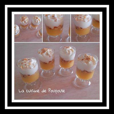 Verrines de poire croquantes au thermomix ou sans Verrines de poire croquantes au thermomix ou sans