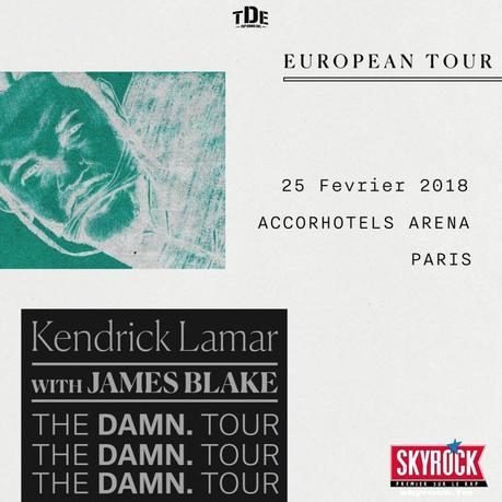 Kendrick Lamar dévoile les dates de sa tournée européenne