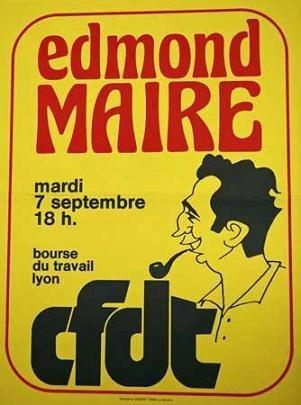 Edmond Maire, symbole syndicaliste de la seconde gauche