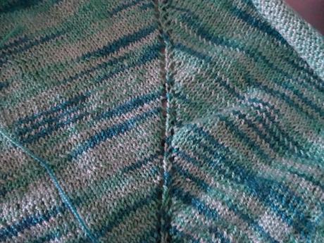 Châle coton dégradé de verts Châle coton dégradé de verts