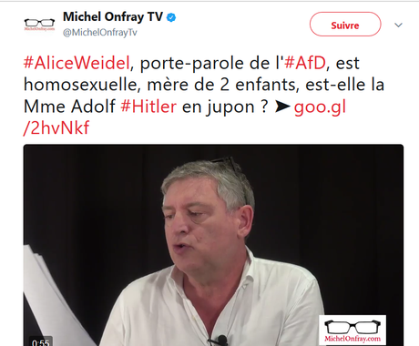 #Onfray défend l’#AfD