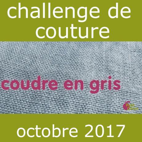 Participez au challenge du mois d’octobre : le gris #challengecoudreengris