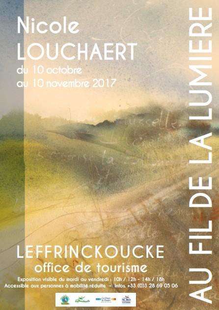 Nicole Louchaert  expose à l’Office de Tourisme de Leffrinckoucke