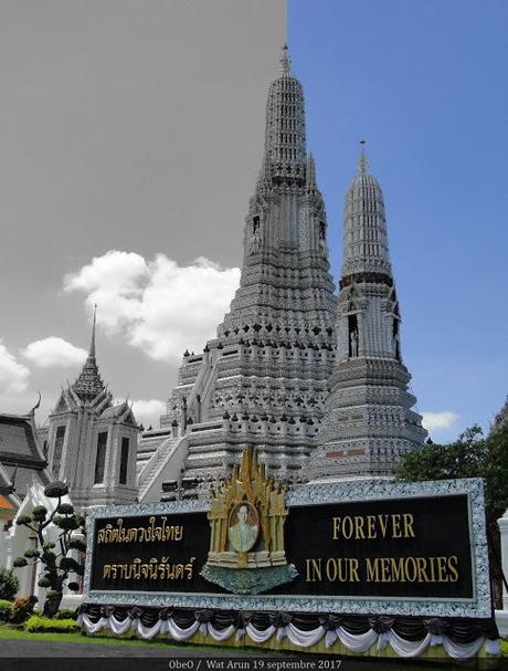 La Thaïlande va vivre le mois d'octobre en noir et blanc