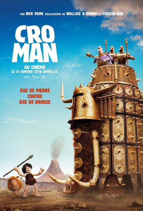 Après Wallace & Gromit et  Shaun le Mouton, CRO MAN le nouveau film des studios Aardman ! au Cinéma le 31 Janvier 2018