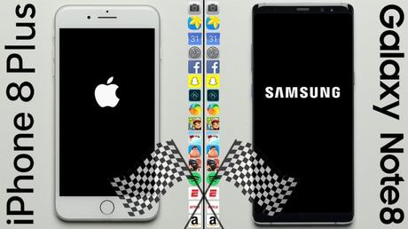 iphone 8 plus vs galaxy note 8 test rapidite 1024x576 - iPhone 8 Plus vs Galaxy Note 8 : quel est le plus rapide ?