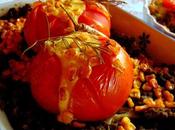 Plat lentilles tomates avec maïs