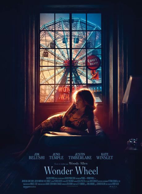 WONDER WHEEL de Woody Allen avec Justin Timberlake, Kate Winslet au Cinéma le 31 janvier 2018