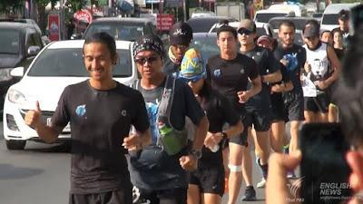 Le rocker Thaïlandais Toon Body Slam : un running de 2191 Kms pour la charité