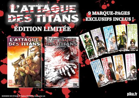 Une édition collector pour le tome 23 de L’Attaque des Titans