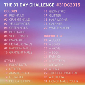 Je suis une NPA #5 – Le 31 days challenge ongulaire – Mes manucures.