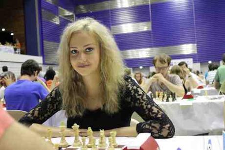 Cécile Haussernot lors du championnat de France d'Agen 2016 - Photo © Chess & Strategy