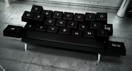 Design : Un sofa Qwerty