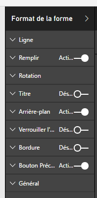 Caractéristiques bouton extraction