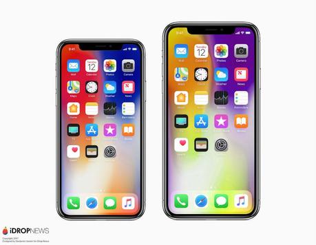 iPhone X vs iPhone X Plus concept 2 - iPhone X Plus (2018) : un premier concept avec un écran de 6,4 pouces