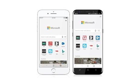 microsoft edge ios android 1024x576 - Microsoft Edge : le navigateur arrive en bêta sur iOS (et Android sous peu)
