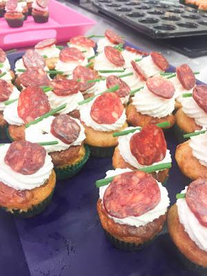 Minis cupcakes au chorizo et chantilly au chèvre & Retour sur le Blog'Z Day Zodio Caen