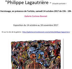 Galerie Corinne BONNET » » (En)quête spirituelle «  » 14 Octobre au 18 Novembre 2017