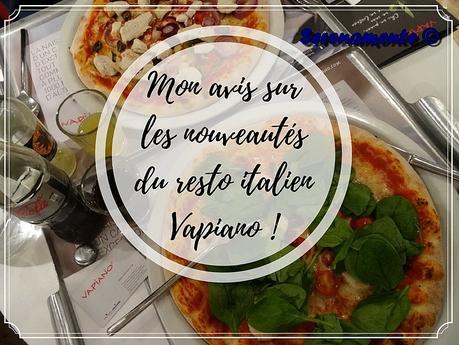 Mon avis sur les nouveautés du resto italien Vapiano ! Mon avis sur les nouveautés du resto italien Vapiano !