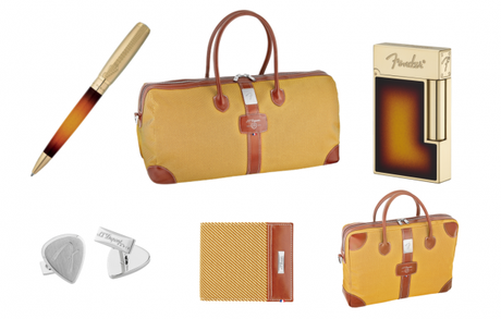 La maison S.T Dupont s'associe à Fender pour une collection d'accessoires en édition limitée. La maison S.T Dupont s'associe à Fender pour une collection d'accessoires en édition limitée.