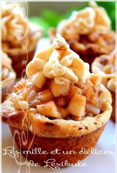 ~Cupcakes tarte aux pommes~