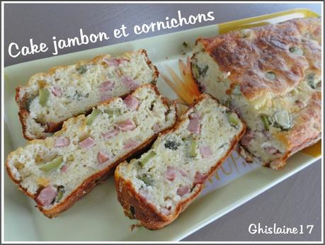 Cake Jambon et Cornichons