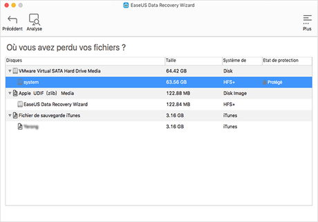 EaseUS Data Recovery Wizard 2 - EaseUS Data Recovery Wizard : récupérer ses données perdues sur Mac