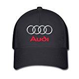 Hittings Unisex Audi Logo Baseball Caps Hat One Size Black