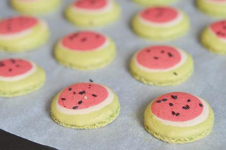macarons pasteques