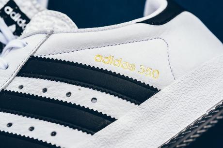 L’Adidas 350 s’offre un nouveau coloris “White/Black/Gold”