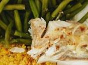 Lieu, crème paprika papillote, pour assiette tous jours