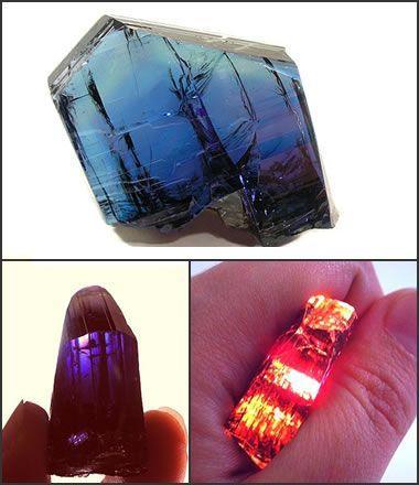 les couleurs de la tanzanite