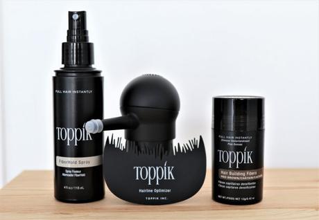 Set TOPPIK application de fibres capillaires pour camoufler les crânes clairsemés 