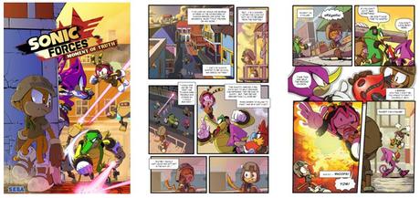 Premier épisode de la bande dessinée numérique gratuite Sonic Forces !