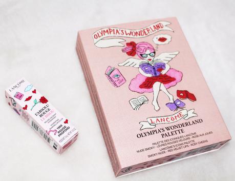 Lancôme X Olympia Le-Tan : mon avis sur la jolie palette Olympia’s Wonderland et sur le Rouge Bisou collector !