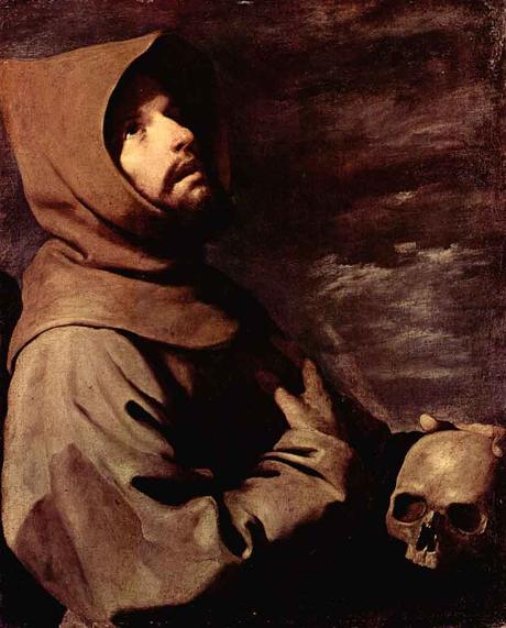 francisco zurbaran, saint francois, extase, painting