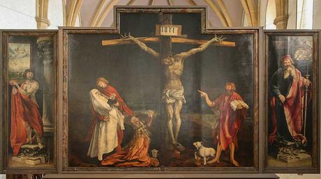 Matthias Grünewald, retable, Issenheim, christ, croix