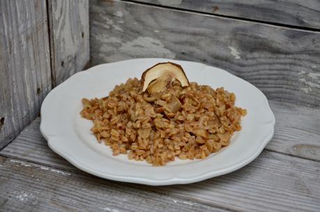 Epeautre aux cèpes façon risotto Epeautre aux cèpes façon risotto