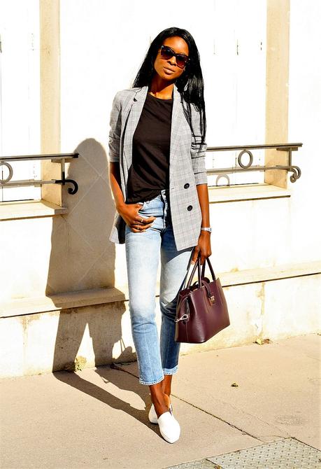 inspiration-look-working-girl-casual-chic-blazer-carreaux
