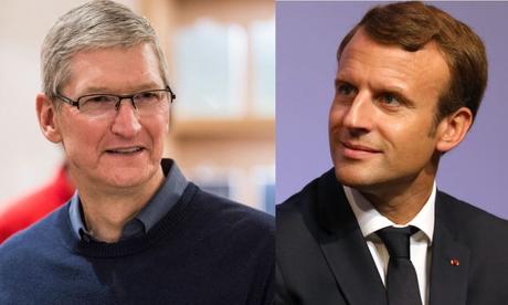 Apple : des détails sur la rencontre entre Tim Cook & Emmanuel Macron emmanuel macron tim cook apple - Apple : des détails sur la rencontre entre Tim Cook & Emmanuel Macron